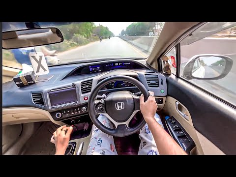 Honda Civic Rebirth Manual | POV | Exhaust sound🔥| Bubble 💥 | Fb2