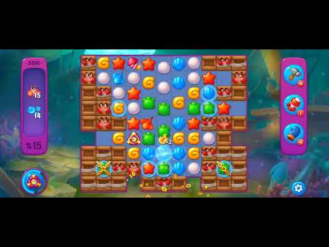 Fishdom Super Hard Level 3561 (with full seashell [Super Lightning] & double bomb) @choraelmin