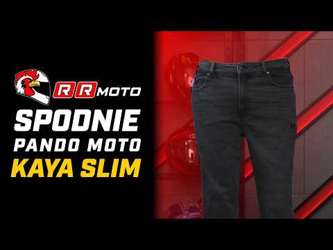 PANDO MOTO KAYA SLIM _ damskie jeansy motocyklowe AA | Armalith, SAS_TEC i wysoki stan