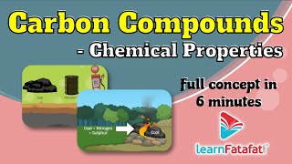 Class 10 Science Carbon and its Compounds - Chemical Properties of Carbon Compounds | LearnFatafat