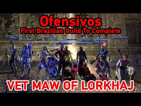 [ESO] Vet Maw of Lorkhaj - Rakkhat by Ofensivos (FIRST BRAZILIAN GUILD TO COMPLETE) | Tank POV