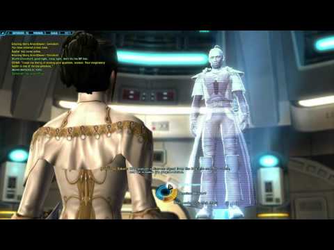SWTOR Consular Story Cinnabar is given info on Laranna Fain