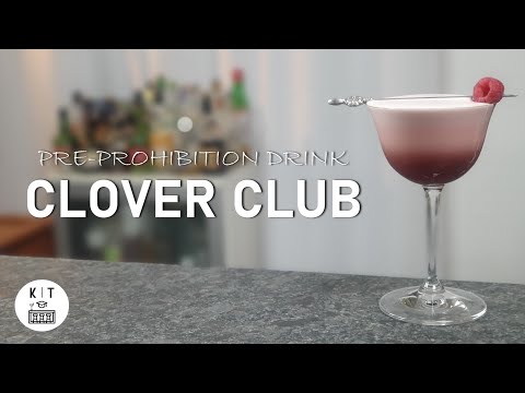 Clover Club Cocktail - zu "mädchenhaft", um ein Klassiker zu sein?
