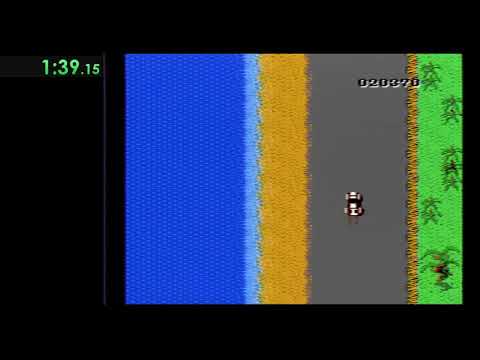 Spy Hunter (NES) World Record Speedrun 30,000 points (2:24)