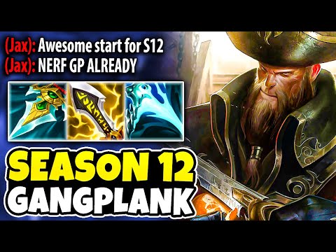 My FIRST Game Of Gangplank In Season 12 & The Journey To 1000 LP Challenger!