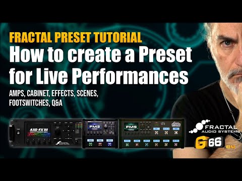 FRACTAL TUTORIAL - How to create a preset for Live Perfomances