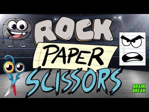 ROCK PAPER SCISSORS GAME | EXERCISE BRAIN BREAK FOR KIDS | KIDS VIDEOS FOR KIDS