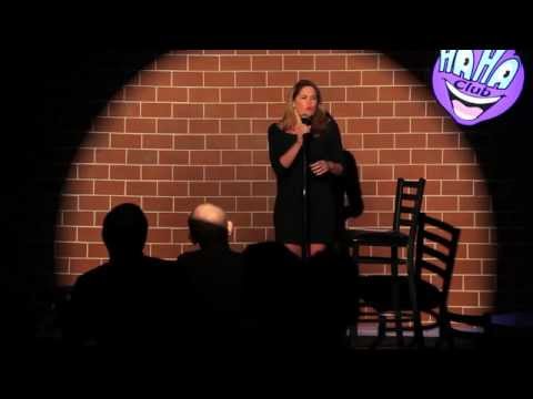 Jennifer Hall at The HaHa Cafe in North Hollywood, Ca