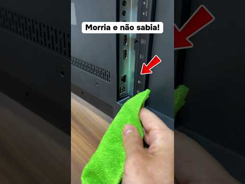 Seria esse o segredo da porta USB que fica atrás de toda TV? 🤯 #tv #smarttv #tvantiga #dicas