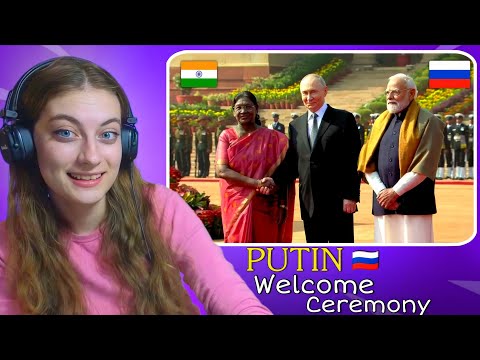 Putin Welcome Ceremony in India at Rashtrapati bhavan | Russia| India