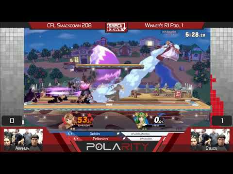 CFL Smackdown 208 Ultimate - Arhkma (Zelda) vs Stilios (Palutena) - Winners R1 Pool 1