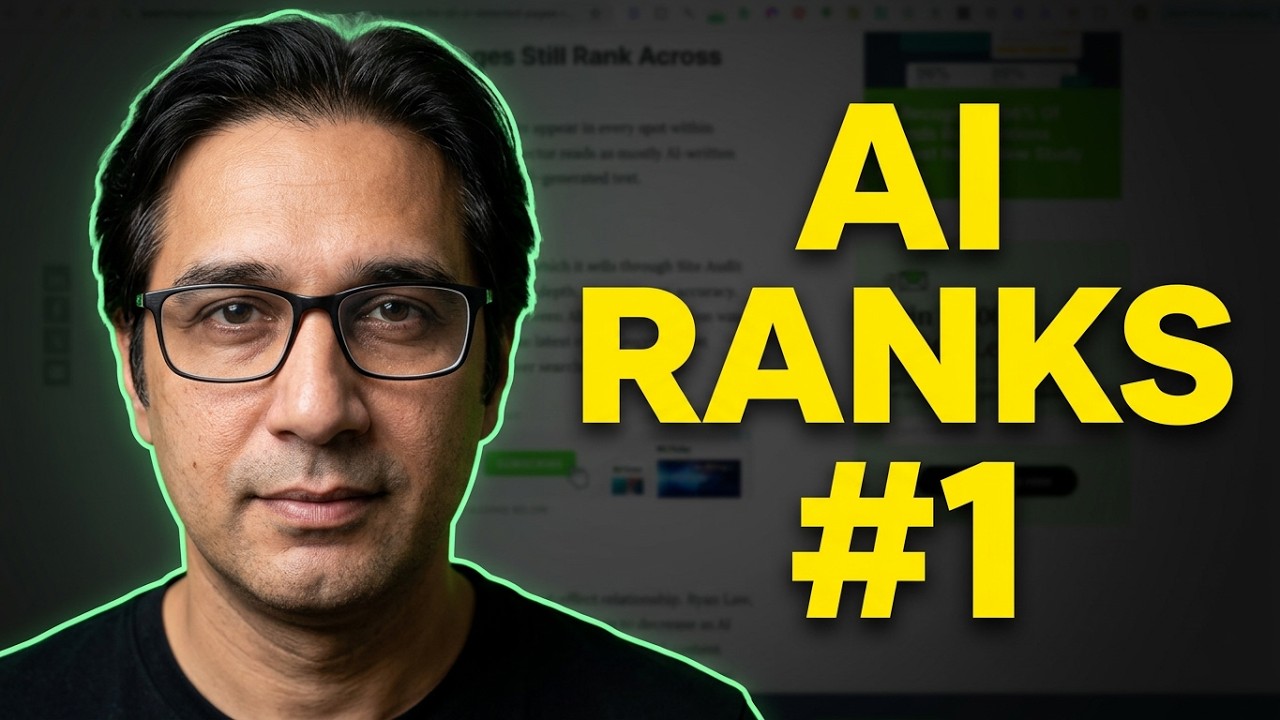 New Data: AI Content Ranks — Just Lower Every Time