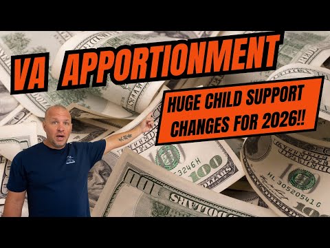 👀 HUGE VA Apportionment Changes For Veterans child support! 👀