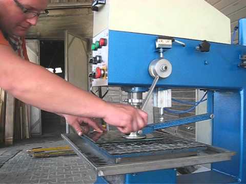 Semi-automatic glass drilling machine