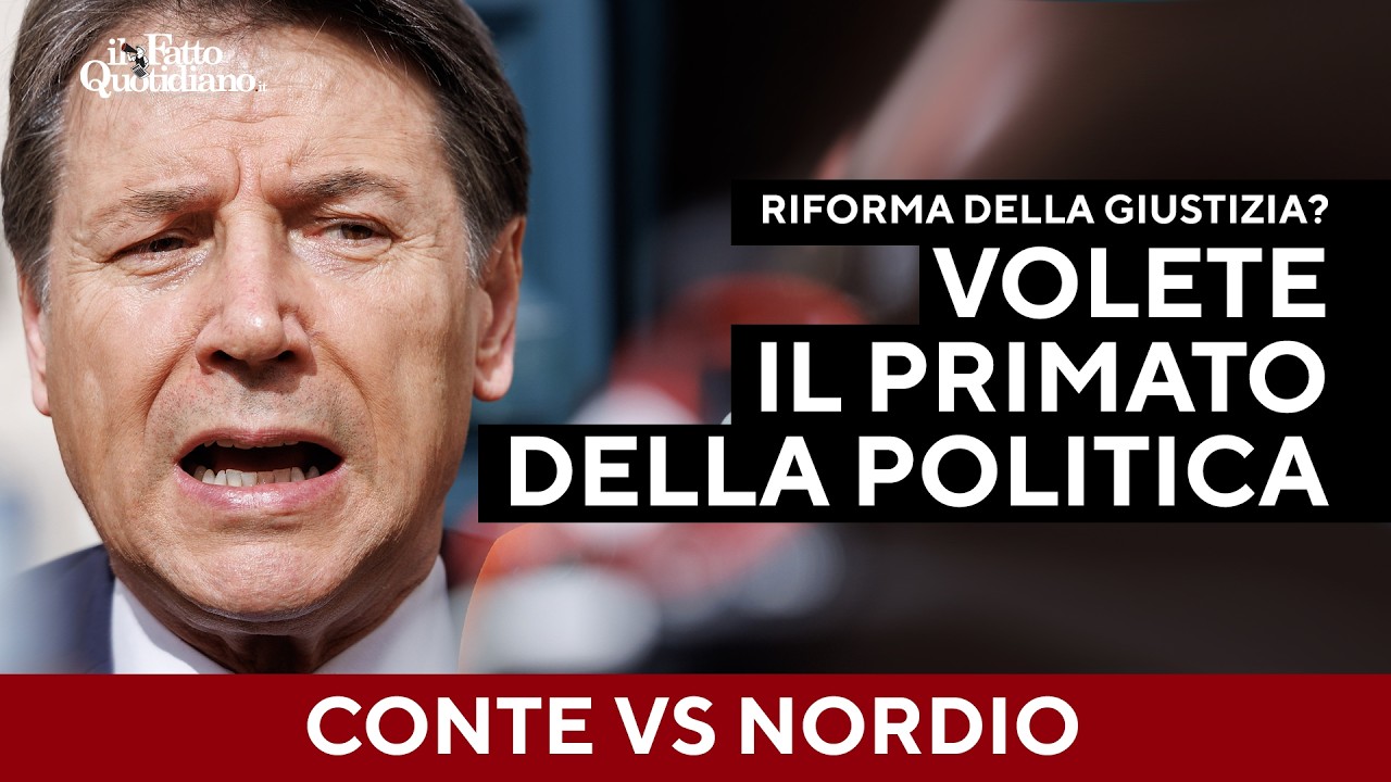 Referendum, Conte vs Nordio: “Volete il primato della politica sulla magistratura”