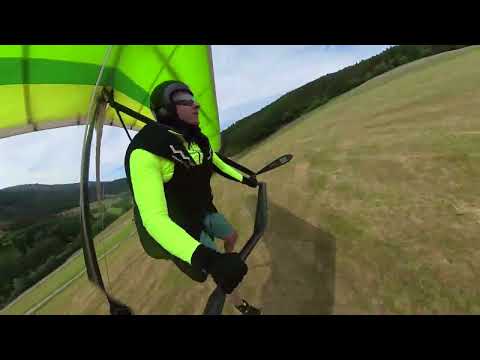 How not to land a hang glider uphill