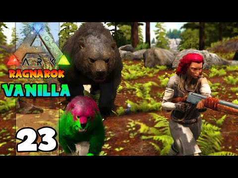 DOMAMOS UM SUPER CASAL DE URSOS!!! ARK: RAGNAROK (VANILLA) 23