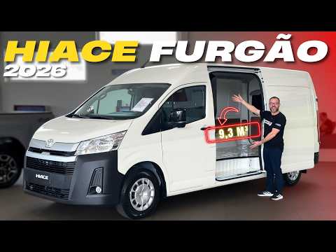 TOYOTA HIACE VAN 2026 - Hilux Engine and Plenty of Cargo Capacity!