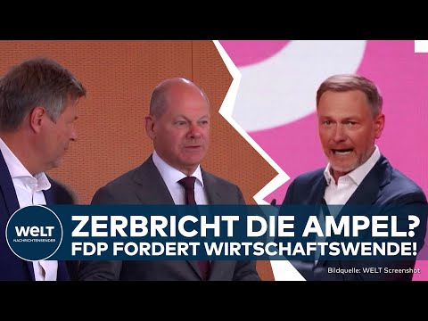 Video Thumbnail: DEUTSCHLAND: Neuer Ampel-Zoff! Steuersenkungen, weniger Bürgergeld - FDP will Wirtschaftswende!
