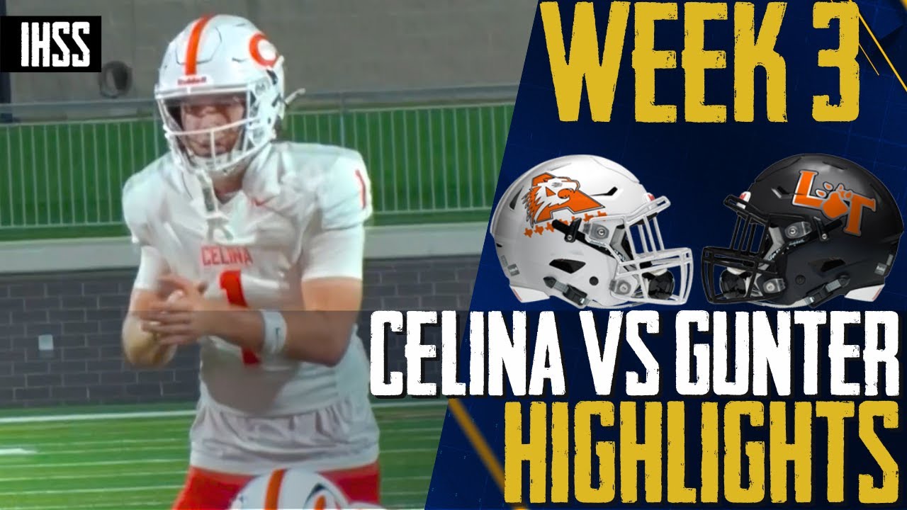 Celina and Gunter's Epic Showdown: High School Football Highlights