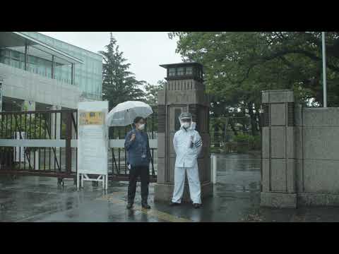 人文社会学科 【不在の時間#24】土砂降りの校門 愛知大学 豊橋キャンパスの様子