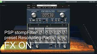 Video thumbnail for PSP stompFilter ON vs OFF by PSPaudioware