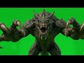 Giant Monster Green Screen VFX Horror Creature Attack Animation 4K