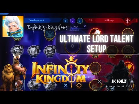 Ultimate Lord Talent Setup Explained for Standard, PvP and Upgrade – Infinity Kingdom