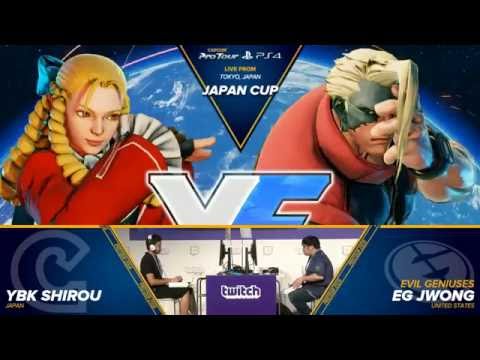SFV: EG JWong vs YBK Shirou - Japan Cup Day 2 Pools - CPT 2016