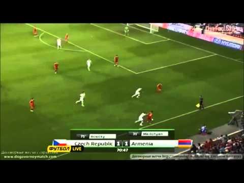 Czech Republic vs Armenia 1 2 all goals 06 09 2013