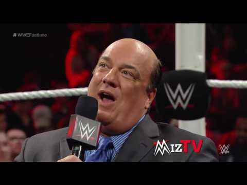 FULL-LENGTH MOMENT: Miz TV with special guest Paul Heyman - WWE Fastlane 2015 Pre-Show