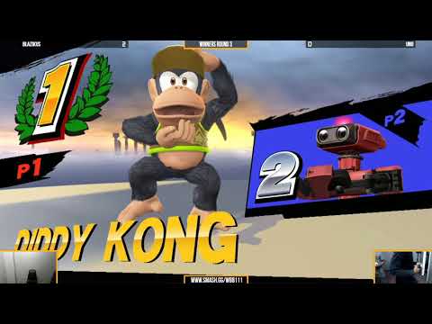 WBB #111 - Blazikus (Diddy Kong) vs Uno (Cloud, ROB) - Winners Round 3 - Smash 4 Singles