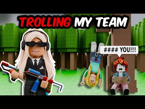 TROLLING MY TEAM in 99 NIGHTS IN THE FOREST