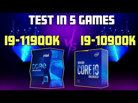 INTEL i9-11900K vs INTEL i9-10900K l Test in 5 Games