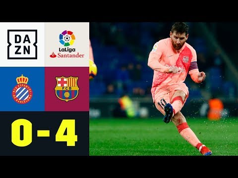 Mit Lionel Messis Doppelpack zu Derby-Kantersieg: Espanyol - FC Barcelona 0:4 | LaLiga | Highlights