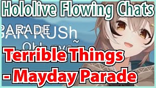 【Unarchived】Mumei sings "Terrible Things" - Mayday Parade【Hololive Clips / Nanashi Mumei / Karaoke】