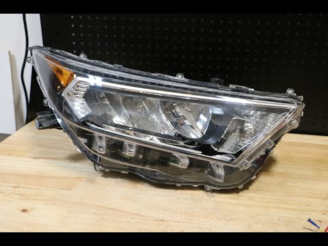 2019-2021 Toyota Rav 4 LED Headlight Disassembly