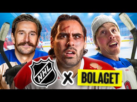 SPELADE HOCKEY MED NHL PROFFS OCH BOLAGET!