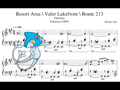 Pokémon D/P/Pt: Route 213 Theme (Sheet Music)
