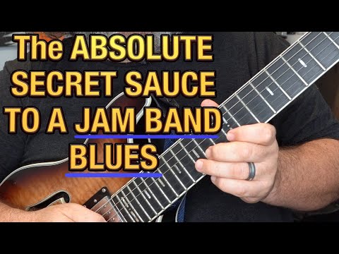 JAM BAND BLUES GUITAR: How To Get That Addictive Guitar Sound. Guitar Tricks That Actually Work