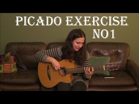 Developing Picado speed - 4 notes per beat (with FREE TAB) The metronome sessions No2 ✔