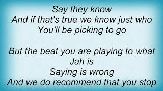 Third World - You're Playing Us Too Close Lyrics