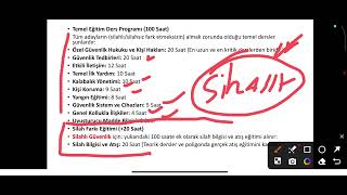 2026 Özel güvenlik görevlisi(silahlı -silahsız) nasıl olunur? Eğitim, 