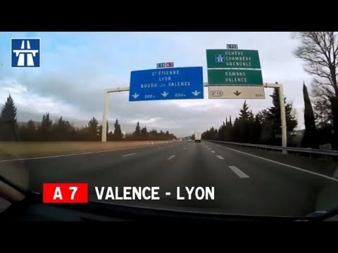 France (F): A7 Valence - Lyon
