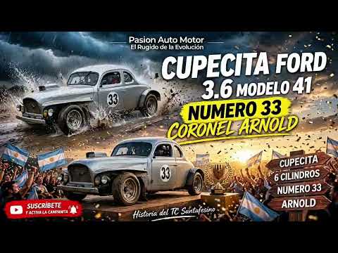 ¡La Cupecita Ford Sprint 3.6 modelo 41 número 33 en competencia! 🏁🔥