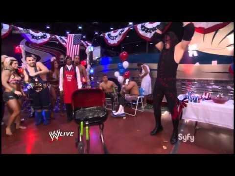 WWE | Kane Sets Grill on Fire!