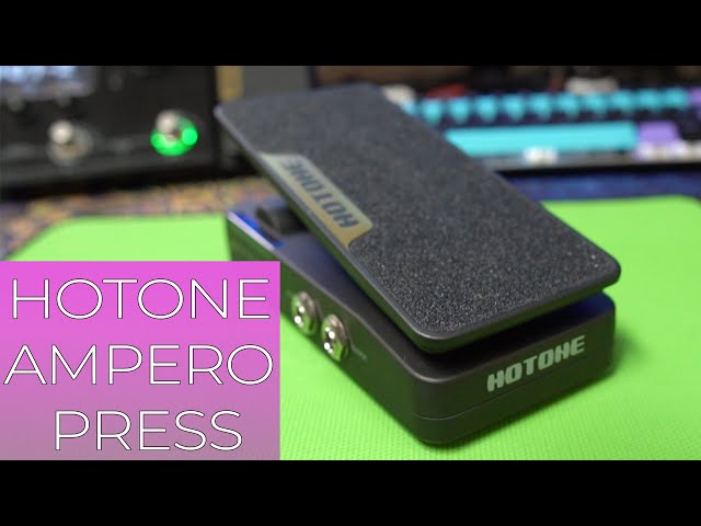 Vídeo relacionado con HOTONE Pedal de efectos pasivos de volumen y expresión 2 en 1 para guitarra EXP Ampero Press