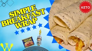 Delicious Spam, Egg, and Cheese Breakfast Wraps!