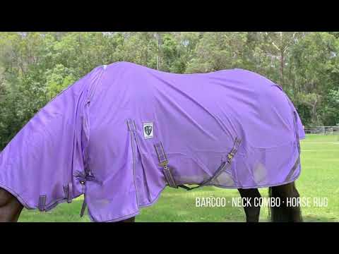 Delzani Barcoo AirMesh Combo horse rug video – 280gsm mesh, airflow, UV and insect protection