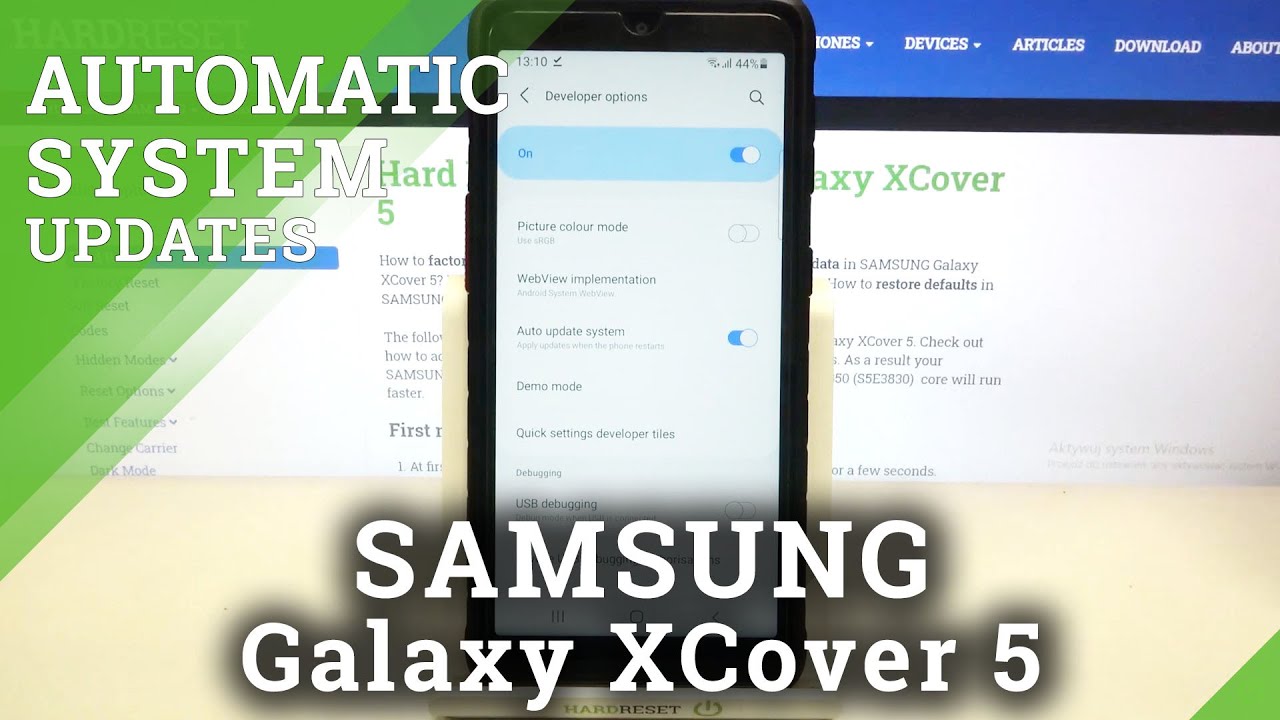 How to Activate Auto System Updates in SAMSUNG Galaxy XCover 5 – Overnight Software Update